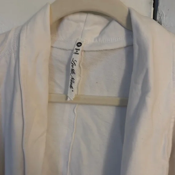 White Open Front Cardigan - Picture 2 of 2